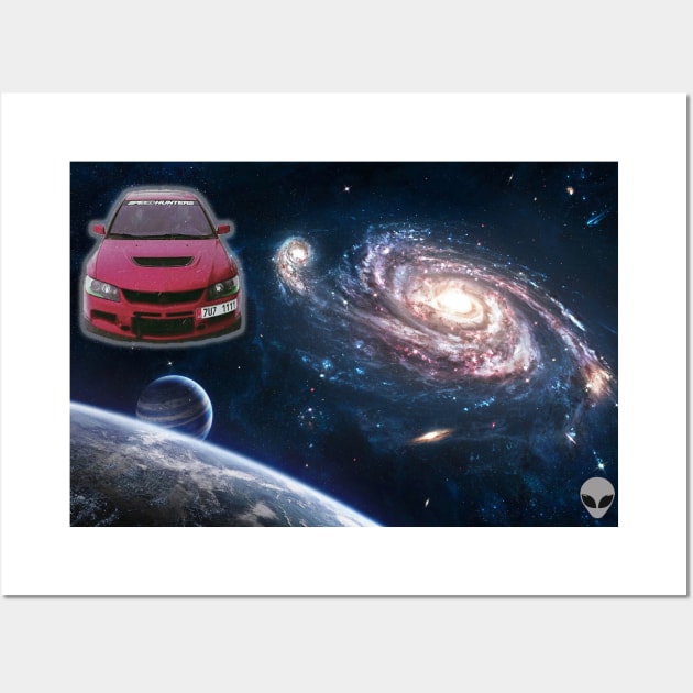 Evo Galaxy Wall Art by badalien